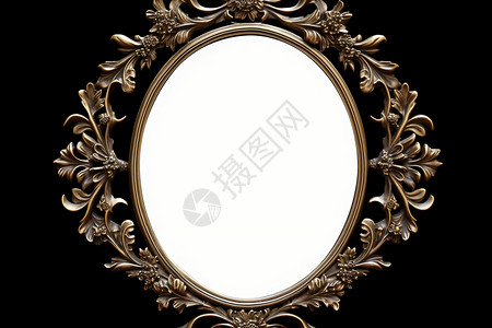 古董镜子背景图片