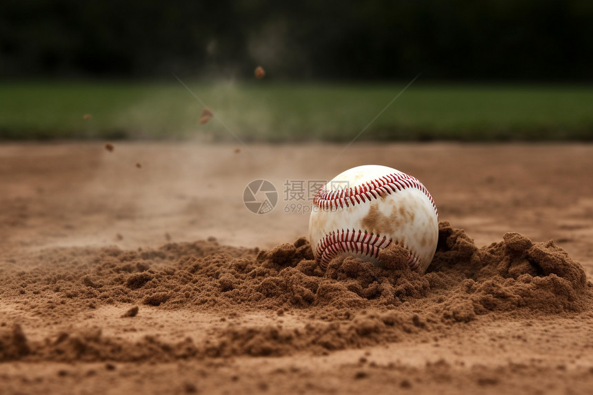 一只棒球图片