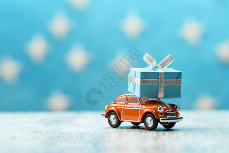 汽车玩具礼物背景图片
