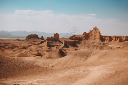 著名的砂岩地貌沙漠景区图片