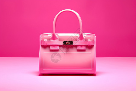 芭比梦幻粉色手提包背景图片