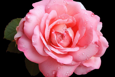 粉嫩的大马士革玫瑰背景图片