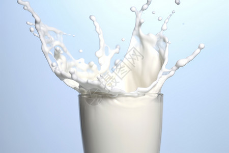 健康又营养的牛奶图片