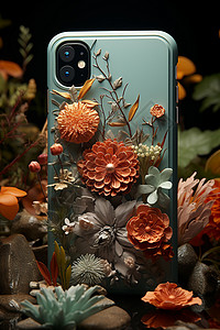 花朵手机壳图片