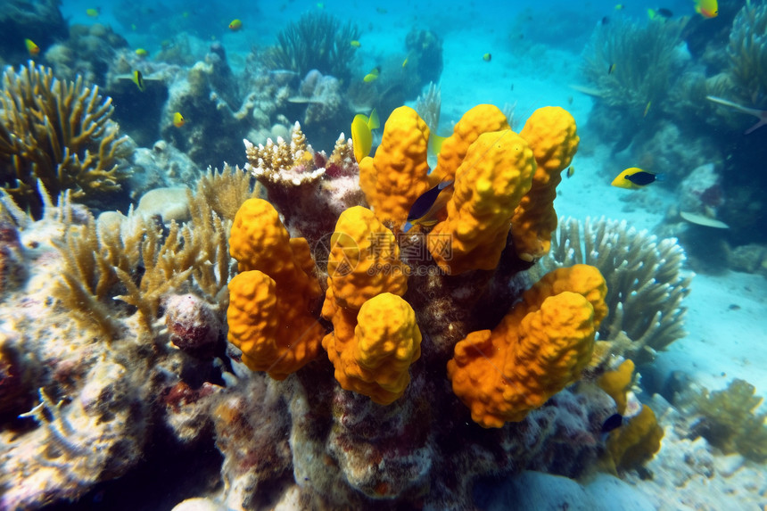 水族馆里的珊瑚图片