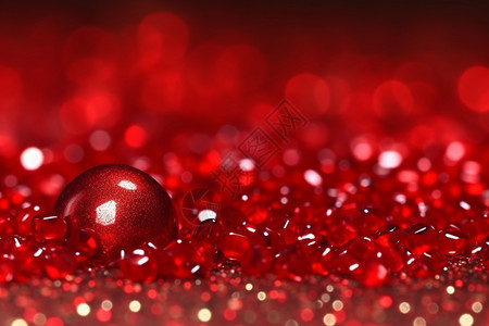 红宝石石榴闪闪发光的红宝石背景