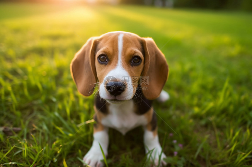 可爱的小猎犬图片