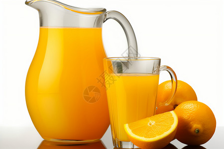 美味的柑橘果汁图片