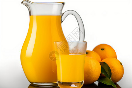 健康营养的柑橘果汁图片