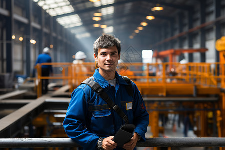 工业加工厂的技术人员图片