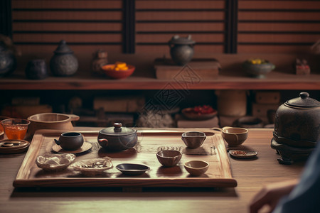 传统中式茶具图片
