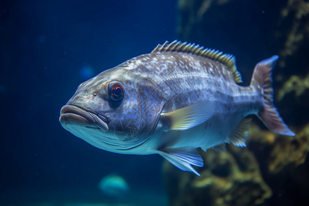 水族馆的鱼类背景图片