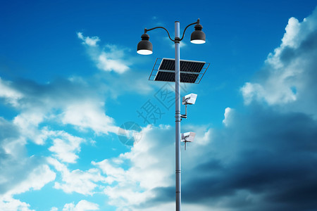 太阳能电源太阳能照明设备背景