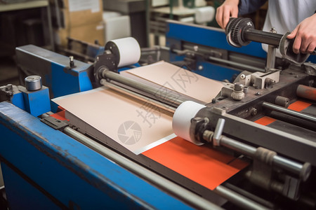 大型印刷厂的印刷设备图片