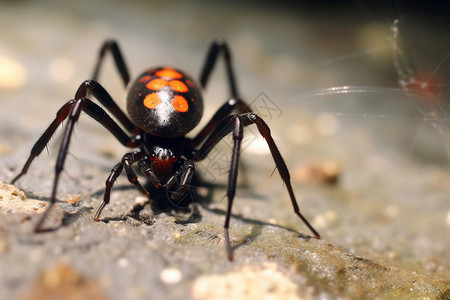 蚂蚁网素材黑色的蜘蛛背景