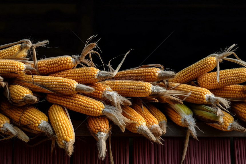 新鲜营养的玉米图片