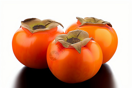 健康的柿子图片