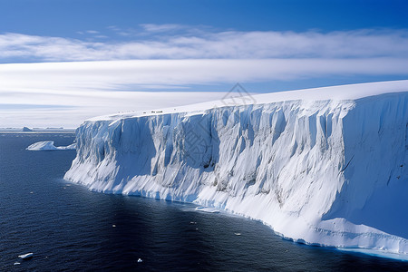 美丽的冰山冻结冰架高清图片