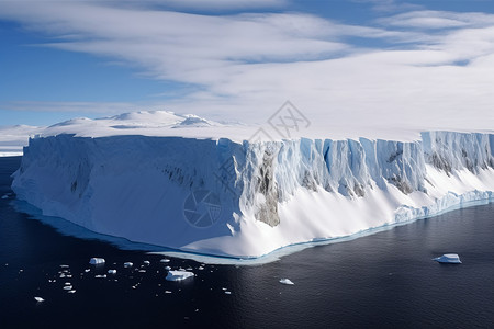 南极半岛的天堂湾高清图片
