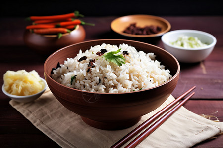有几篇紫菜的白米饭高清图片