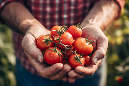 健康有机的小番茄图片