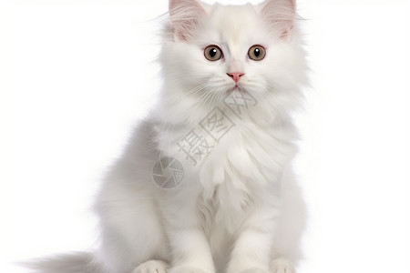 一只土耳其安哥拉猫高清图片
