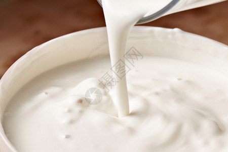 新鲜好喝的牛奶背景图片
