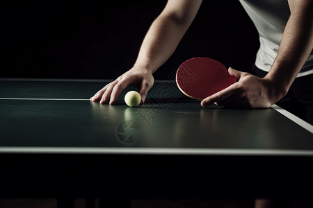 乒乓球体育竞赛背景图片