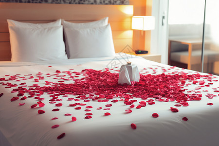 酒店浪漫的套房图片