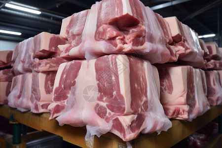 食品加工厂猪肉加工厂高清图片