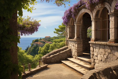 欧洲地中海建筑景观图片