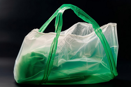 绿色购物袋背景图片
