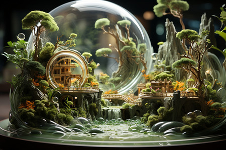 超现实的3D植物景观图片