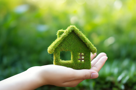 生态绿色住宅高清图片