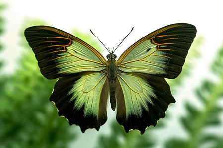 对称的美丽蝴蝶背景图片