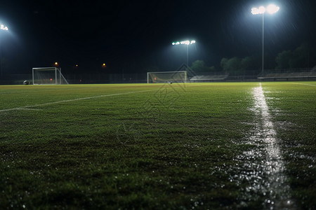 孤独的足球场图片