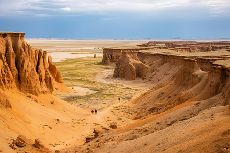 蒙古戈壁著名的戈壁沙漠背景