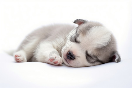 睡觉的可爱小狗高清图片