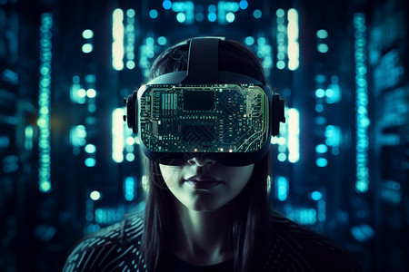 高科技虚拟VR眼镜图片