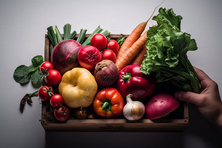 健康营养的有机蔬菜图片