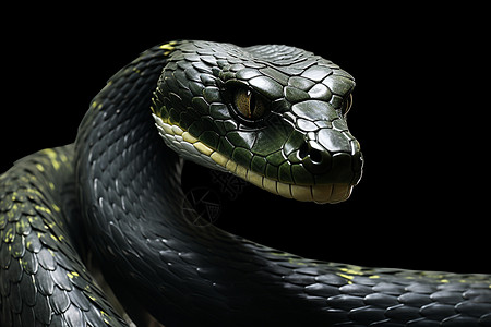凶猛危险的蟒蛇背景图片