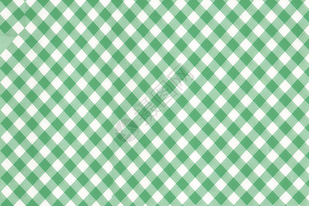 几何格子带绿色格子的布料背景