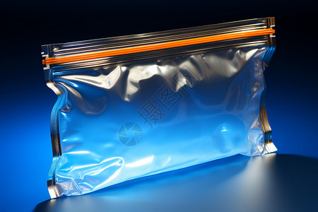 食品包装塑料袋透明的包装袋背景