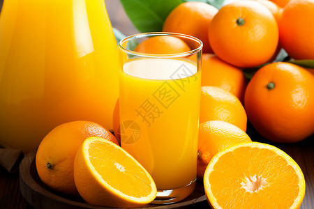 健康营养的柑橘汁图片