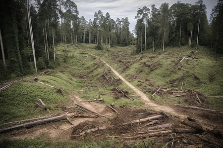 木材过度砍伐破坏生态环境背景