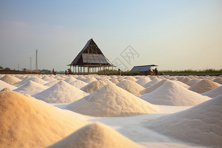 沿海农村传统盐业图片