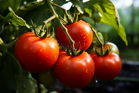 温室培育的番茄图片