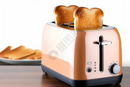 面包机促销厨房面包机背景