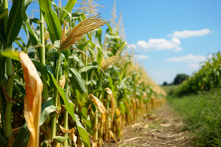 玉米作物农业作物玉米背景