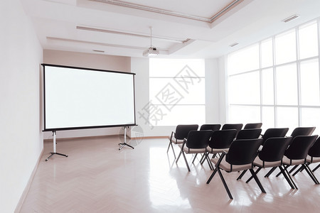 宽敞的会议室背景图片